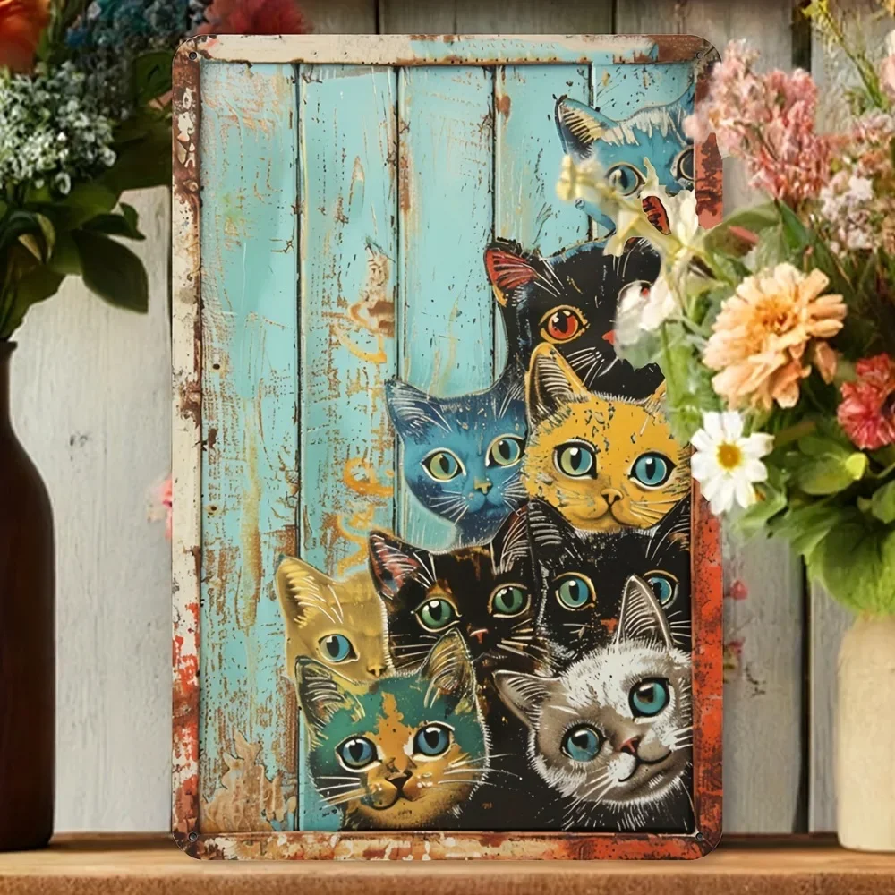 Embroidery Water - 1pc 20x30cm 鉄金属サイン ヴィンテージ面白いバスルーム装飾壁アート ホームバーカフェガレージオフィス用