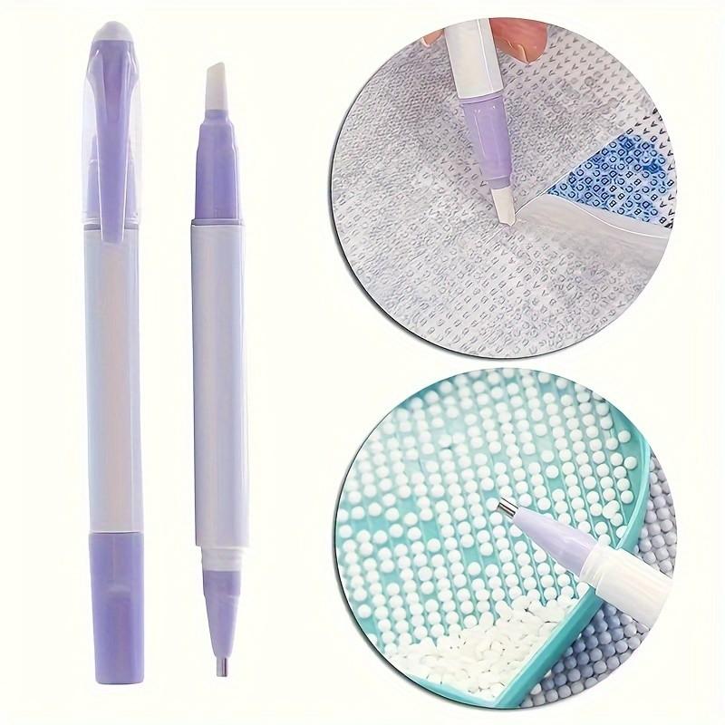 Embroidery Handicraft - ダイヤモンドペインティングフィルム除去ツール、ダイヤモンド刺繍防塵フィルムプロテクター、セラミックペーパーカッター - 両用、DIYドットペンマルチツール