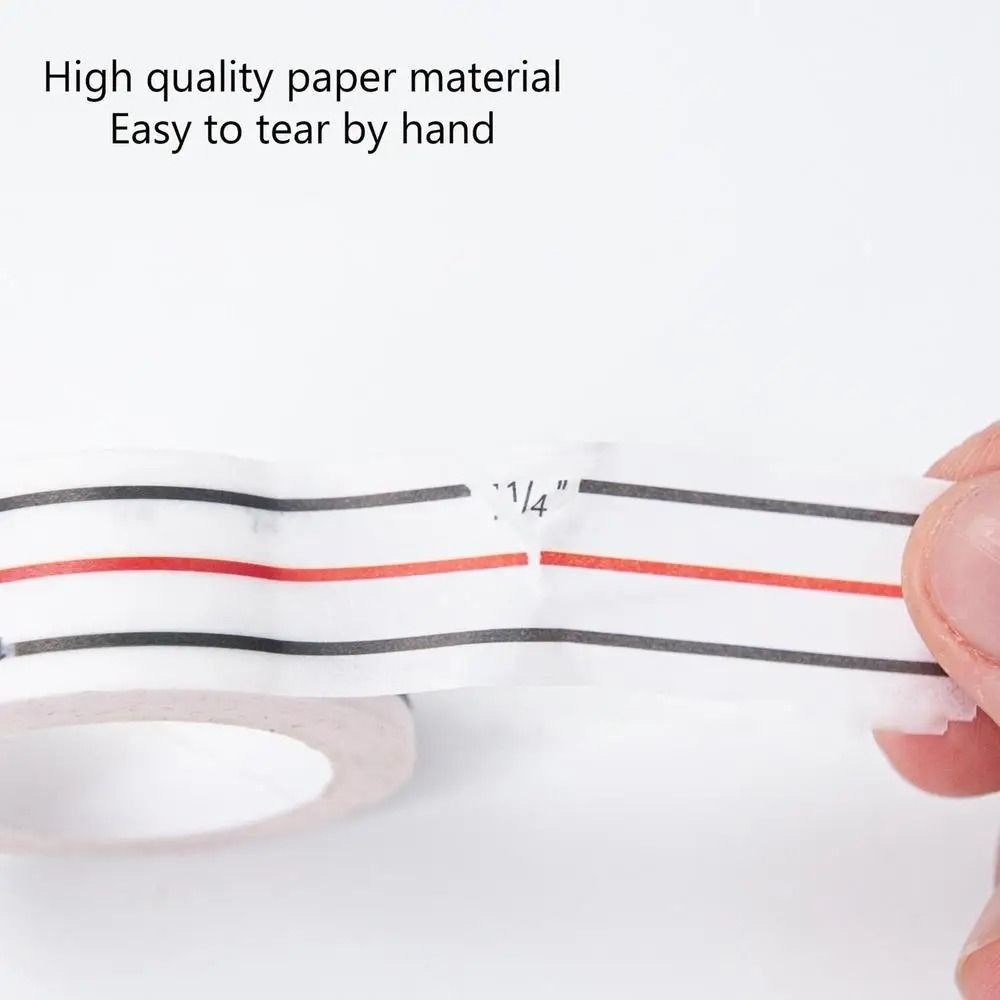 Embroidery Guide Paper - DIY 縫い目ガイドツール 斜め縫いテープ 紙テープ 縫い目ガイド 縫製用バステープ