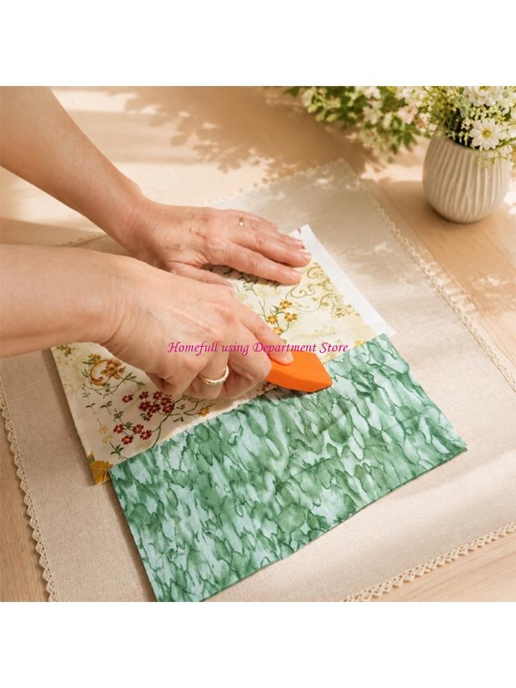 Embroidery Guide Paper - ソーイングテーブルやペーパークラフト用の生地折り押さえ縫い目押さえツール