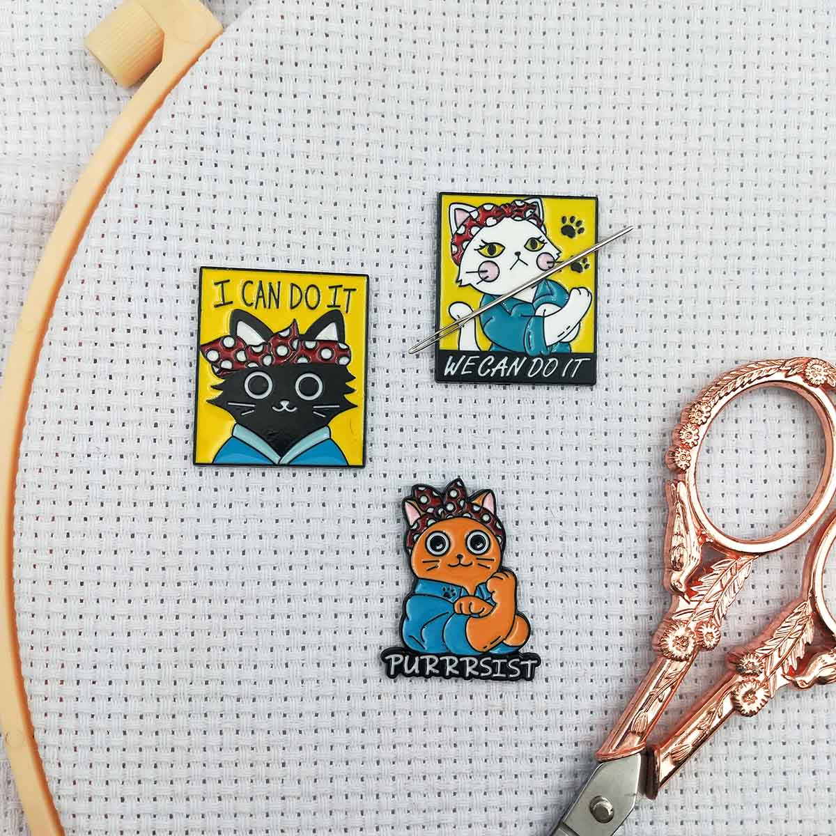 クロスステッチニードルマインダーマグネット、コミックスタイル - Needle Minder Magnet のレビューと価格