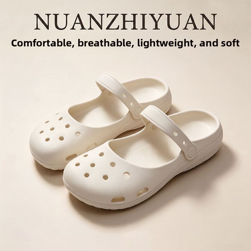 夏の新作レディースキュートバレエシューズ レトロEVA素材  - Embroidery Flat Shoes のレビューと価格