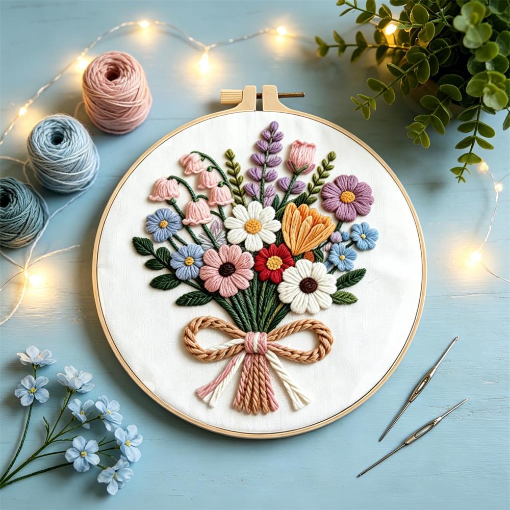 1個入り クロスステッチキット デイジーフラワー 手作り フ - Embroidery Guide Paper のレビューと価格