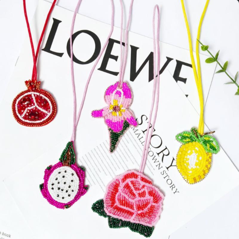 ビーズタッセルパッチ 20 個ロープバッジ刺繍スターレモンオ - Embroidery Flower Pattern のレビューと価格