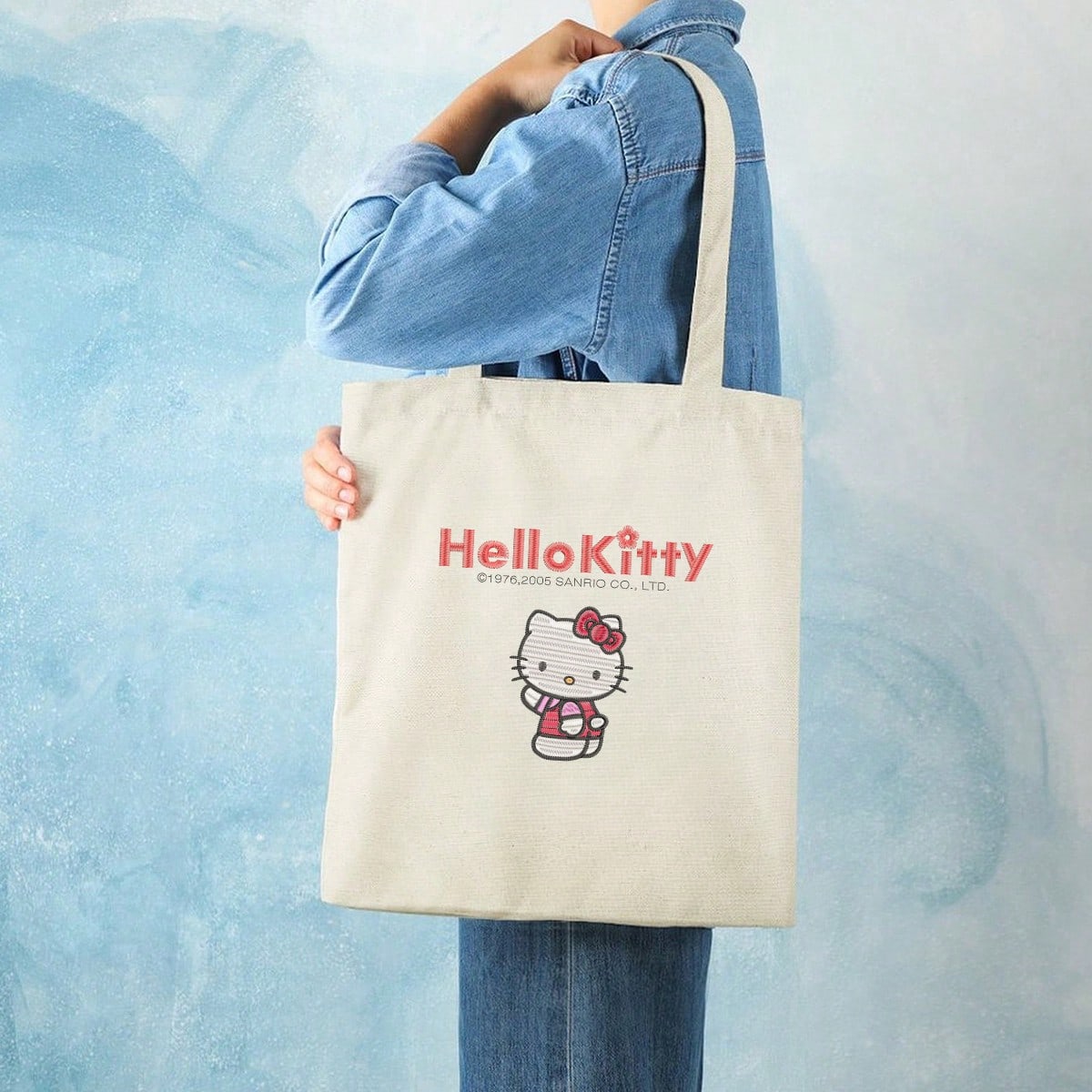 1pc 多機能収納バッグ新プロセス模造刺繍効果漫画プリントキ - Embroidery Effect Canva のレビューと価格