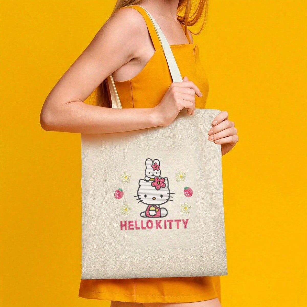 1pc 多機能収納バッグ新プロセス模造刺繍効果漫画プリントキ - Embroidery Effect Canva のレビューと価格