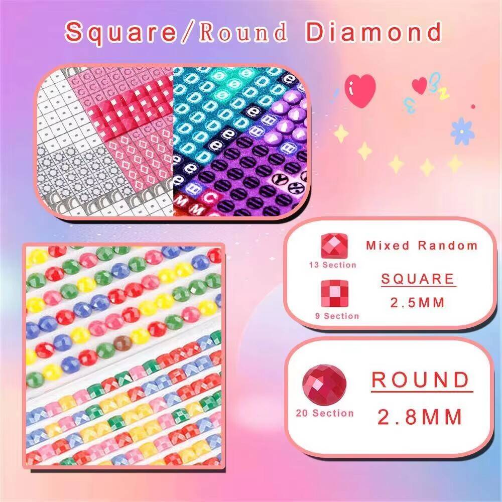 1pc フレームレスダイヤモンドモザイク蝶花動物クロスステッ - Embroidery Rose のレビューと価格
