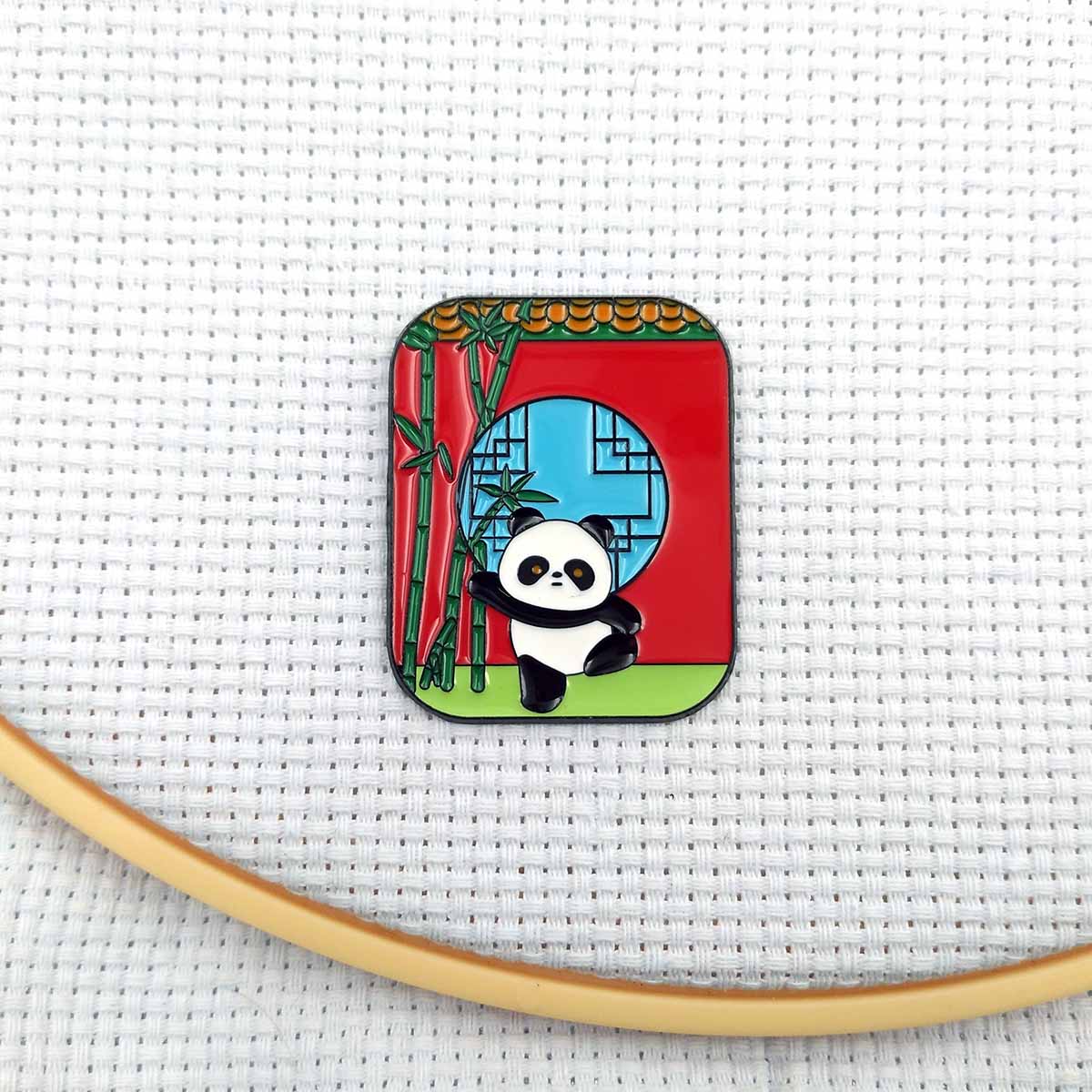 かわいいパンダ磁気ニードルマインダークロスステッチ、刺繍用品 - Needle Minder Magnet のレビューと価格