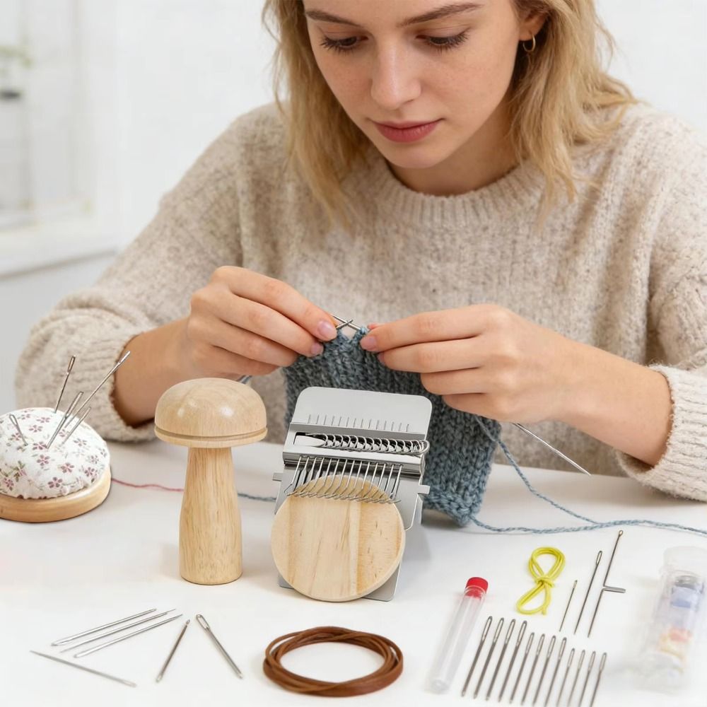 DIY クラフト靴下修理キット卵/キノコ型ポータブル編み物パ - Embroidery Egg のレビューと価格