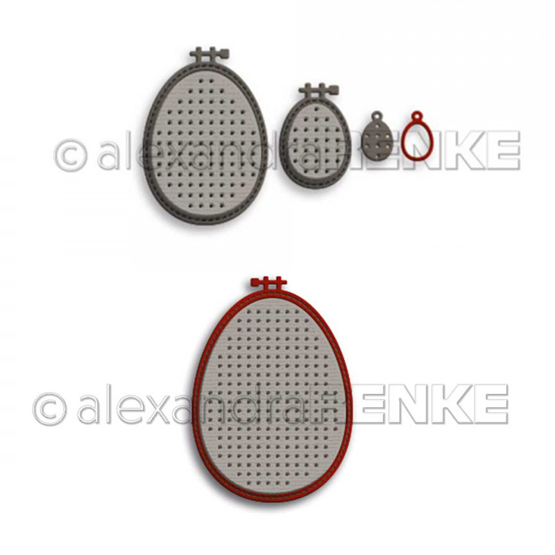金属製のカッティングダイ,型,卵の刺繡フレーム,スクラップブ - Embroidery Egg のレビューと価格