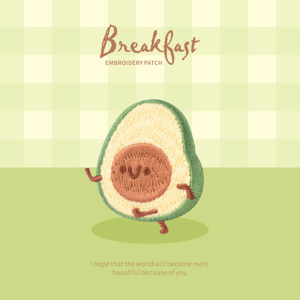日曜大工の装飾用の粘着性のある朝食用パッチ,衣類に刺繍された - Embroidery Egg のレビューと価格