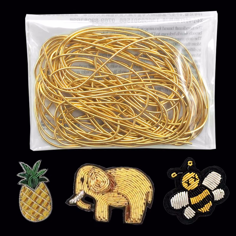 2.6 メートル 1-1.5 ミリメートル地金ワイヤーフレン - Embroidery Handicraft のレビューと価格