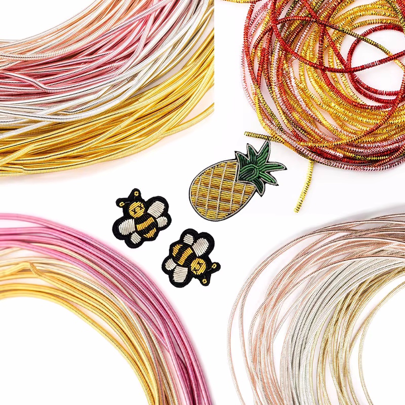 2.6 メートル 1-1.5 ミリメートル地金ワイヤーフレン - Embroidery Handicraft のレビューと価格