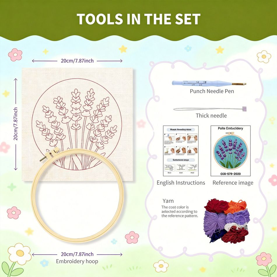 RUOPOTY パンチニードルキット 大人用 DIY サッカ - Embroidery Ideas For Bags のレビューと価格