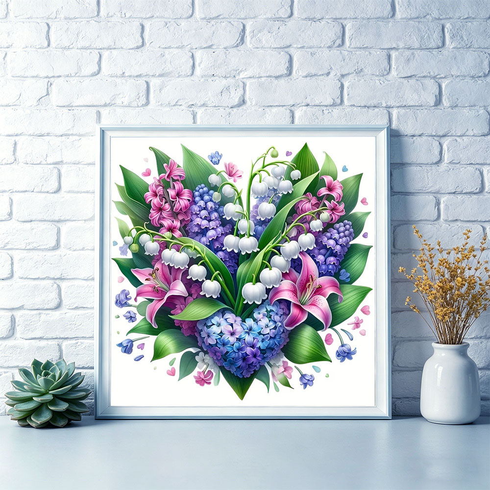 HUACAN 11CT クロスポイント刺繍キット 蘭の花ガイ - Embroidery Guide Paper のレビューと価格