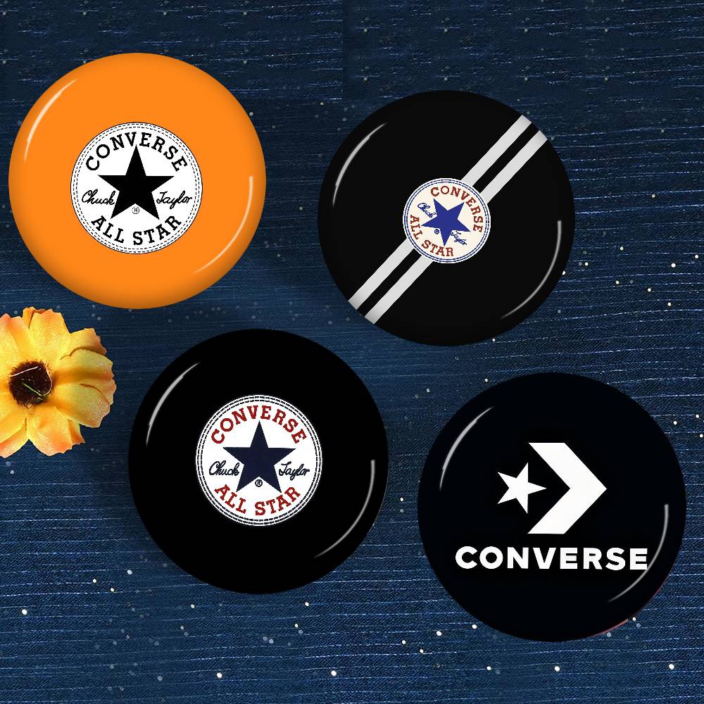 C-CONVERSE ファッションソフトボタンピンラウンドメ - Embroidery Converse のレビューと価格