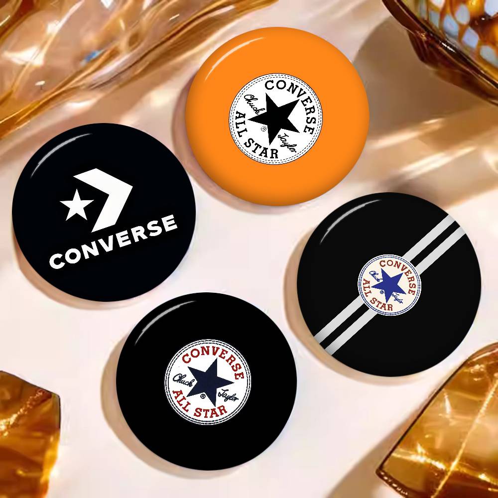 C-CONVERSE ファッションソフトボタンピンラウンドメ - Embroidery Converse のレビューと価格