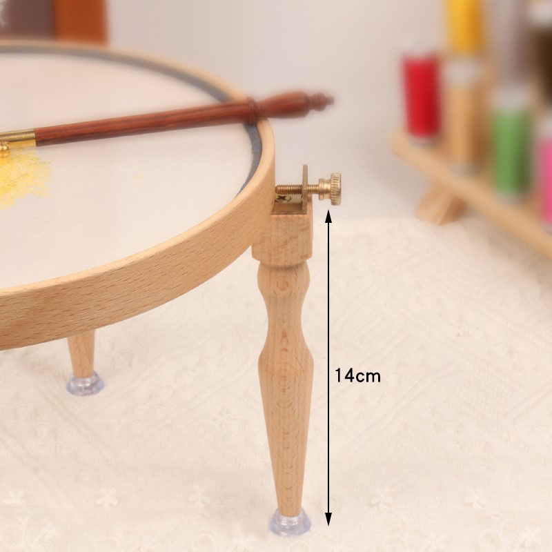 3/4 個調整可能なポータブル木製刺繍フープスタンド手作りク - Stitch Marker Ring のレビューと価格