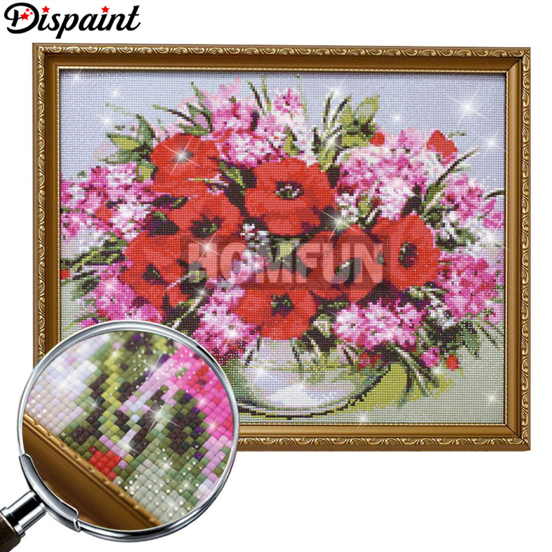 Dispaint DIY ダイヤモンド絵画「タンポポてんとう - Embroidery Lady Bug のレビューと価格