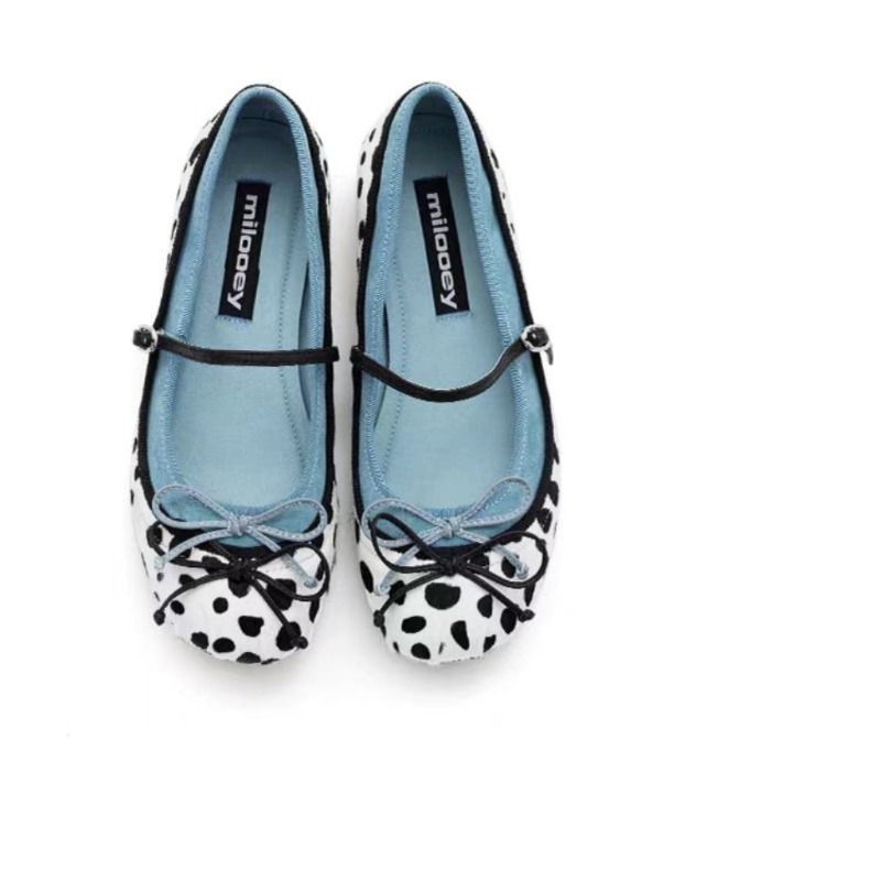 2026年フランス製フラットボトムラウンドトゥバレエシューズ - Embroidery Flat Shoes のレビューと価格