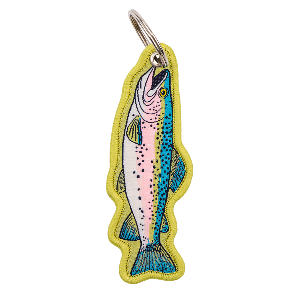 刺繍かわいい魚キータグキーホルダー車オートバイ漫画キーリング - Embroidery Keychain のレビューと価格