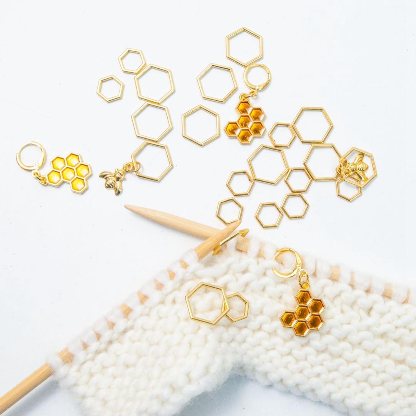 2x ユニバーサルリングステッチマーカー ゴールデンビーシェ - Stitch Marker Ring のレビューと価格
