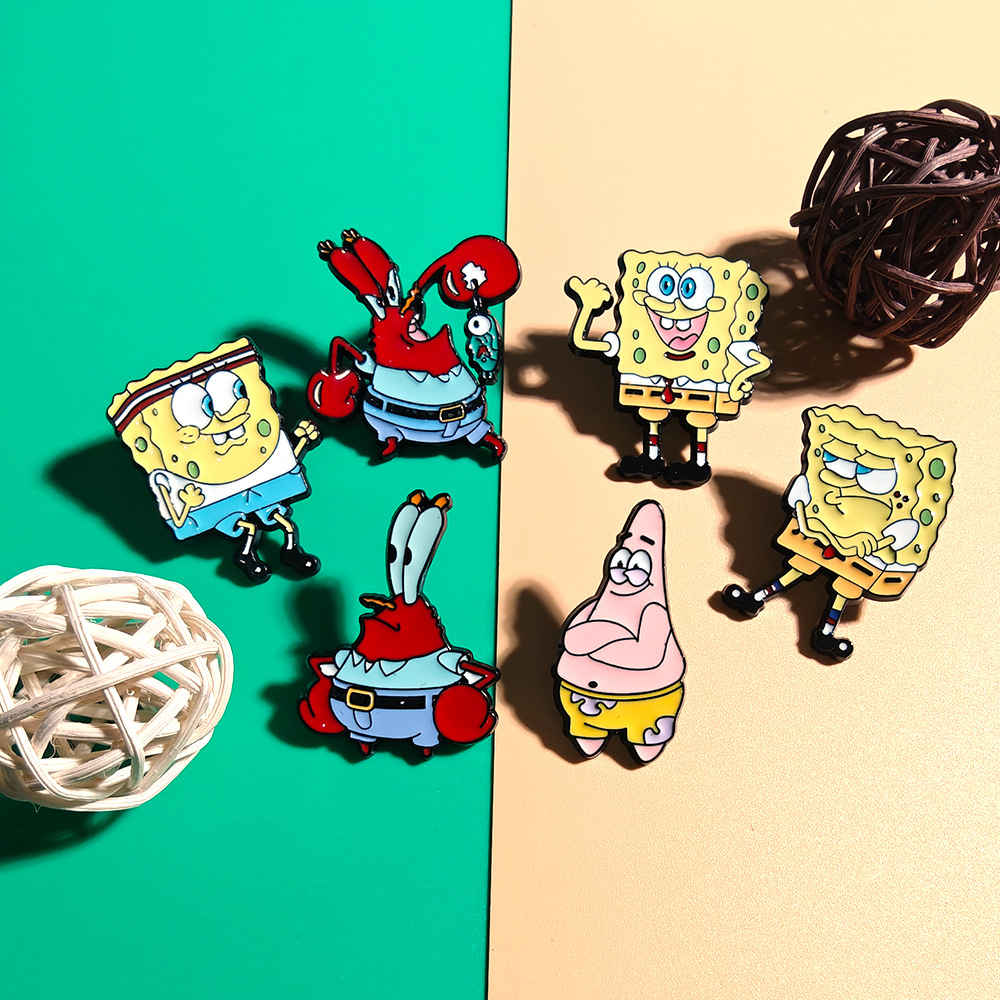 6個セット スポンジ・ボブ スクエアパンツ アニメ漫画ブロー - Embroidery Reddit のレビューと価格