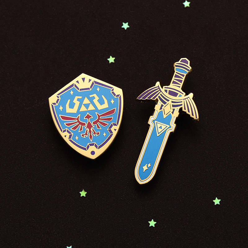 かわいいゲームシリーズ愛エナメルピンブローチラペルピンコスプ - Embroidery Illustration のレビューと価格