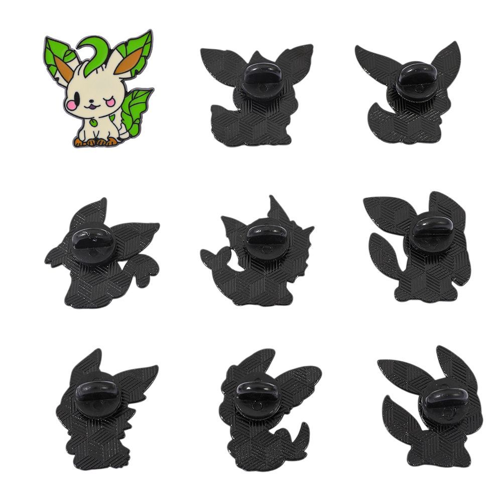 かわいいポケモンイーブイエナメルピンアニメメタルブローチかわ - Embroidery Reddit のレビューと価格