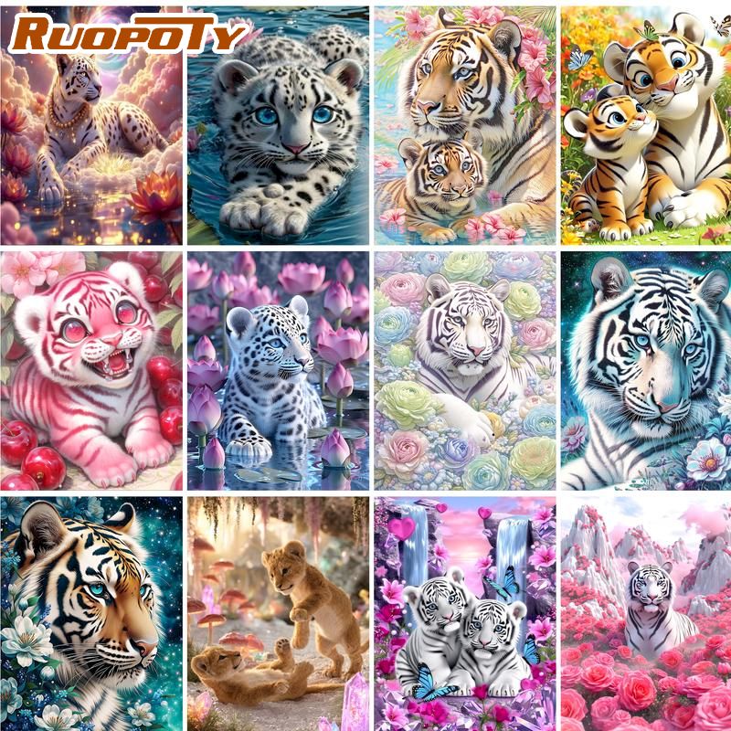 RUOPOTY ダイヤモンドペインティングキット オリジナル - Embroidery Ideas For Bags のレビューと価格