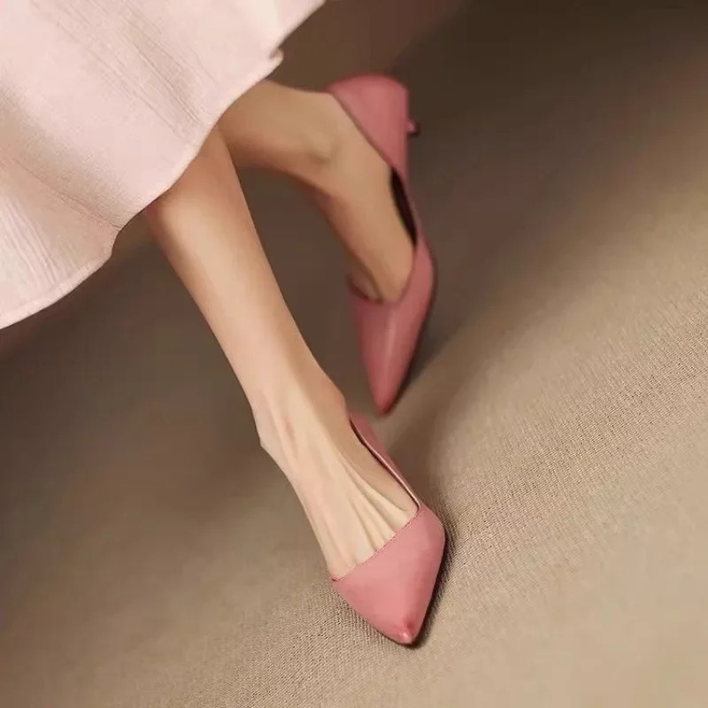 レディース ポインテッドトゥ スティレットヒール ファッショ - Embroidery Flat Shoes のレビューと価格