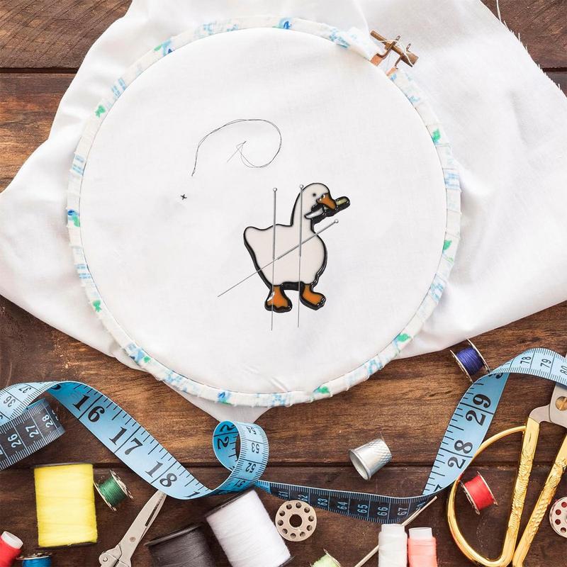 針留めマグネット、グース型針ホルダー、縫製用磁気針立て、刺繍 - Needle Minder Magnet のレビューと価格