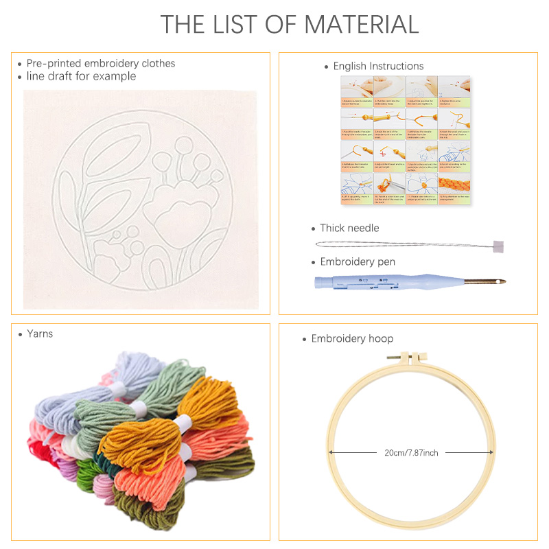 RUOPOTY ハリネズミフットボールパンチニードルキット手 - Embroidery Ideas For Bags のレビューと価格