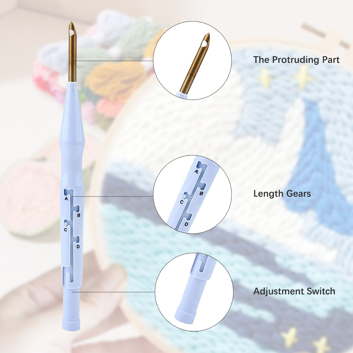 RUOPOTY ハリネズミフットボールパンチニードルキット手 - Embroidery Ideas For Bags のレビューと価格