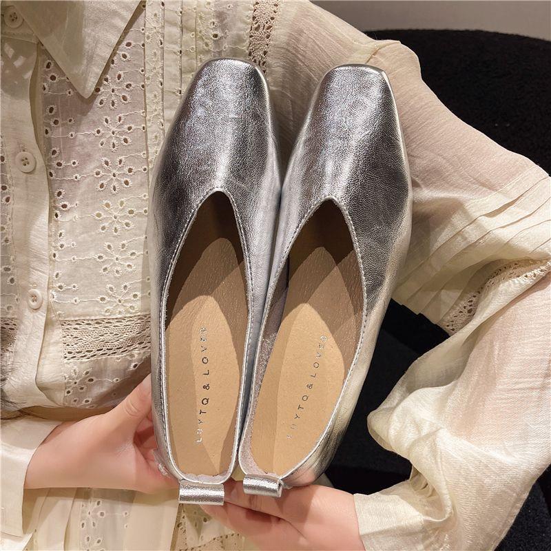 ファッションシューズ レディース ローファー 本革 高級 シ - Embroidery Flat Shoes のレビューと価格