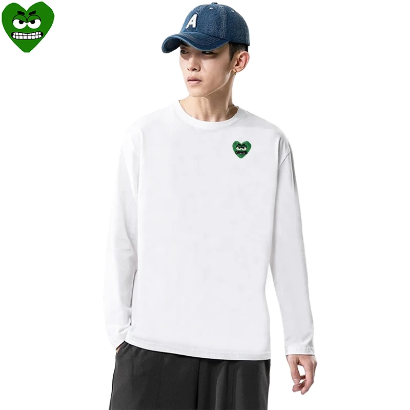 メンズ長袖Tシャツ,コットン,クール,キュート,刺embro - Embroidery Egg のレビューと価格