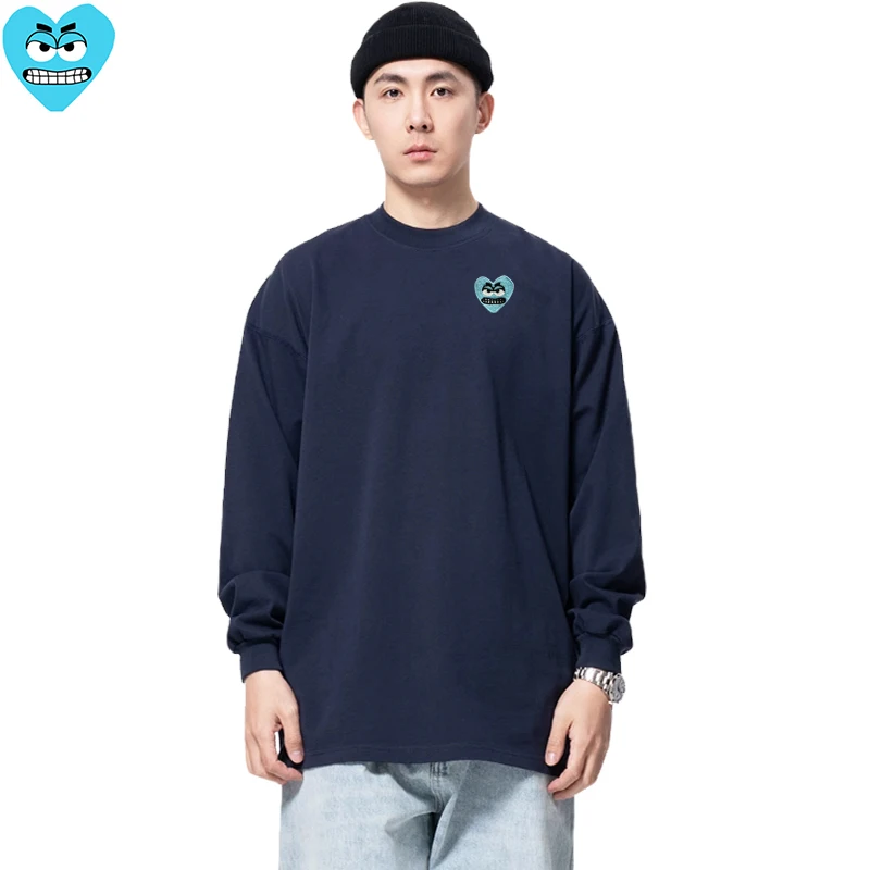 メンズ長袖Tシャツ,コットン,クール,キュート,刺embro - Embroidery Egg のレビューと価格