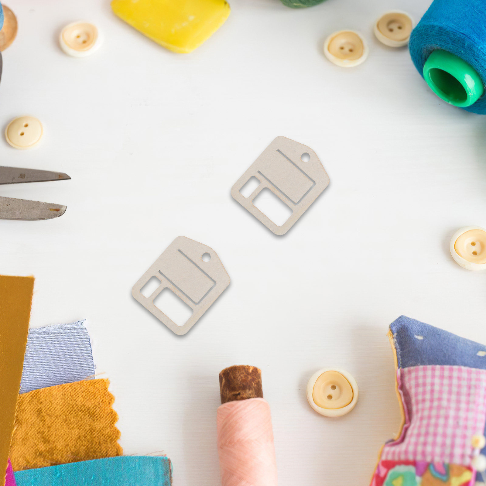 100個入り 木製 クラフト糸オーガナイザー 刺繍糸 ドロッ - Embroidery Software のレビューと価格