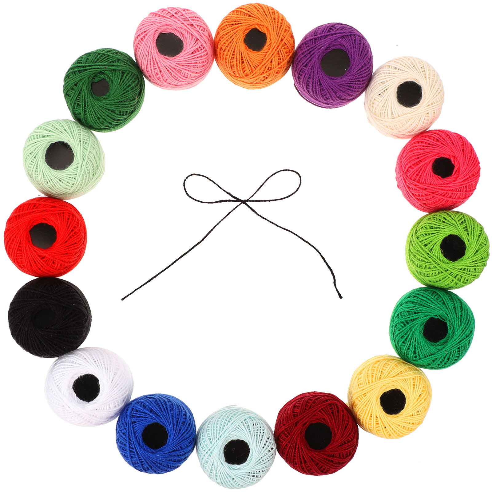 16巻入りカラフルな刺繍糸セット DIY手芸、縫製、クロスス - Embroidery Handicraft のレビューと価格