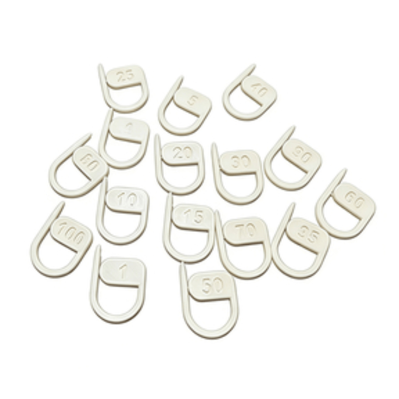 16個入りデジタル編み物マーカー、落下防止カウントステッチマ - Stitch Marker Ring のレビューと価格