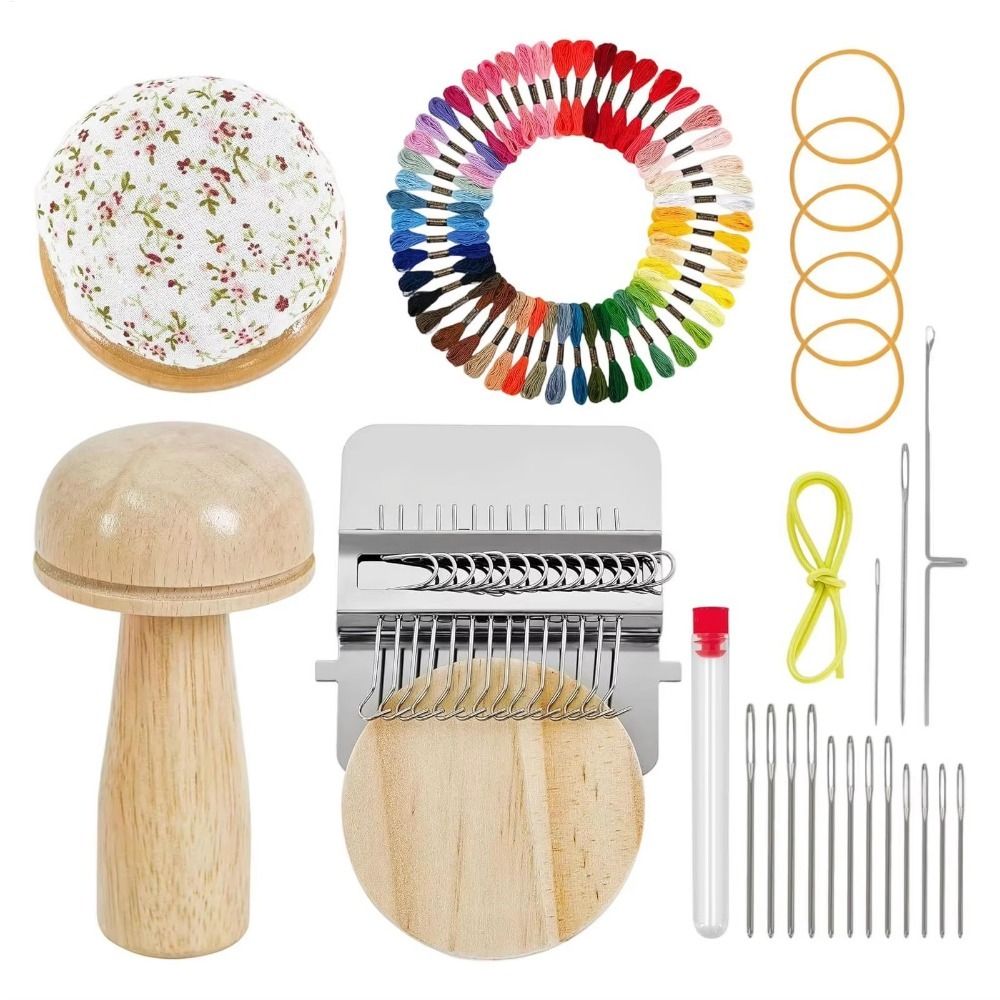 DIY クラフト靴下修理キット卵/キノコ型織機編み物パッチ修 - Embroidery Egg のレビューと価格
