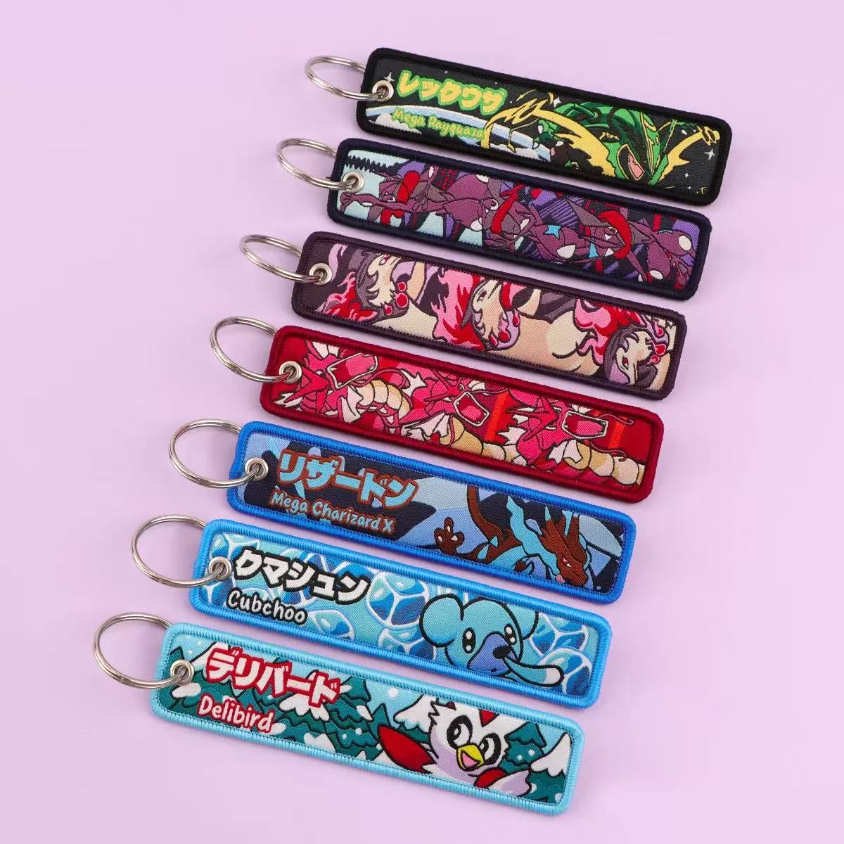 ポケモンペンダントカーキーホルダーバックパックキーホルダー刺 - Embroidery Keychain のレビューと価格