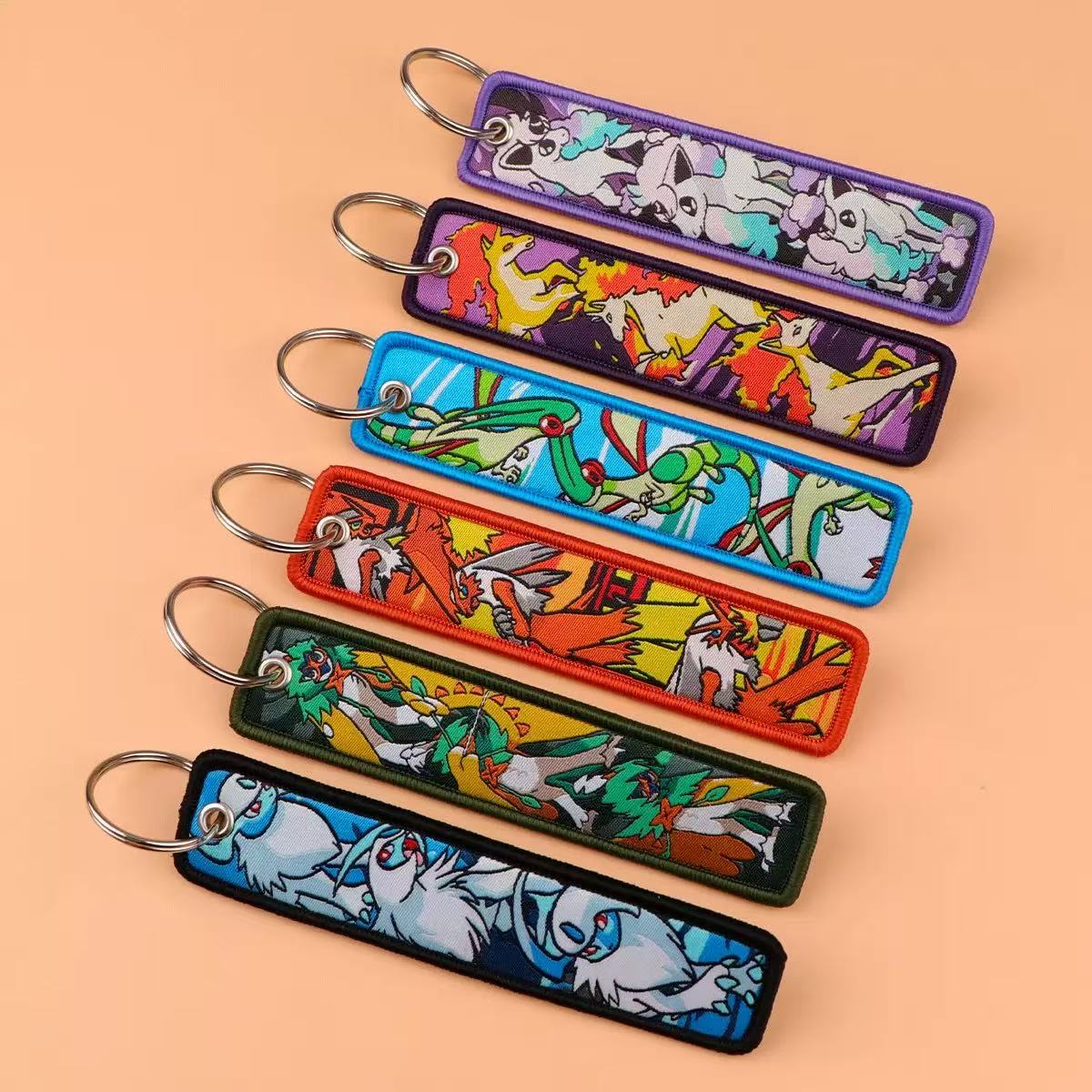 ポケモンペンダントカーキーホルダーバックパックキーホルダー刺 - Embroidery Keychain のレビューと価格